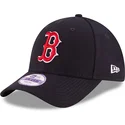 new-era-curved-brim-youth-9forty-the-league-boston-red-sox-mlb-navy-blue-adjustable-cap