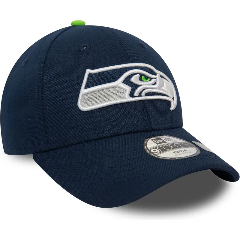 justerbar-marinbla-bojd-keps-for-barn-9forty-the-league-seattle-seahawks-nfl-fran-new-era
