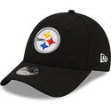 czarna-regulowana-czapka-z-zakrzywionym-daszkiem-dla-dzieci-9forty-the-league-pittsburgh-steelers-nfl-od-new-era