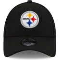 sort-justerbar-buet-kasket-til-born-9forty-the-league-fra-pittsburgh-steelers-nfl-fra-new-era