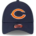 verstellbare-9forty-the-league-kinderkappe-in-marineblau-der-chicago-bears-nfl-von-new-era