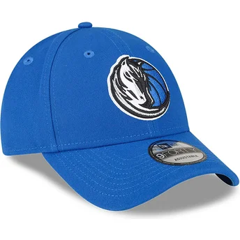 Gorra curva azul ajustable 9FORTY The League de Dallas Mavericks NBA de New Era