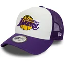 casquette-trucker-blanche-et-violette-a-frame-team-colour-los-angeles-lakers-nba-new-era