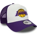 weisse-und-violette-trucker-kappe-a-frame-team-colour-der-los-angeles-lakers-nba-von-new-era