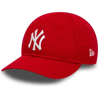 Casquette courbée rouge ajustable pour enfant 9FORTY League Essential Inf New York Yankees MLB New Era