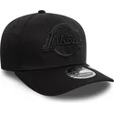 casquette-courbee-noire-snapback-9fifty-stretch-snap-los-angeles-lakers-nba-new-era