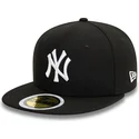 gorra-plana-negra-ajustada-para-nino-59fifty-de-new-york-yankees-mlb-de-new-era