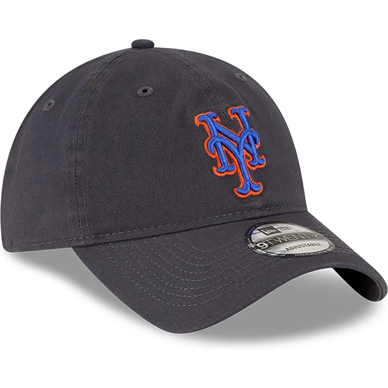 gra-justerbar-kurvet-kasket-9twenty-core-classic-fra-new-york-mets-mlb-fra-new-era