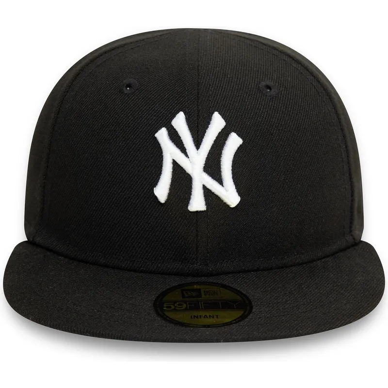 cappello-piatto-nero-regolabile-per-bambino-59fifty-my-first-dei-new-york-yankees-mlb-di-new-era