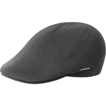 Kangol Bamboo 507 Charcoal Dark Grey Flat Cap