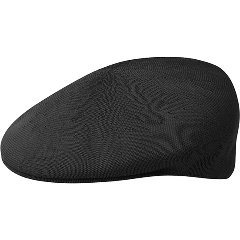 kangol-tropic-504-black-flat-cap