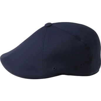 Mørkeblå marineblå baret Wool Flexfit 504 Dk Blue fra Kangol