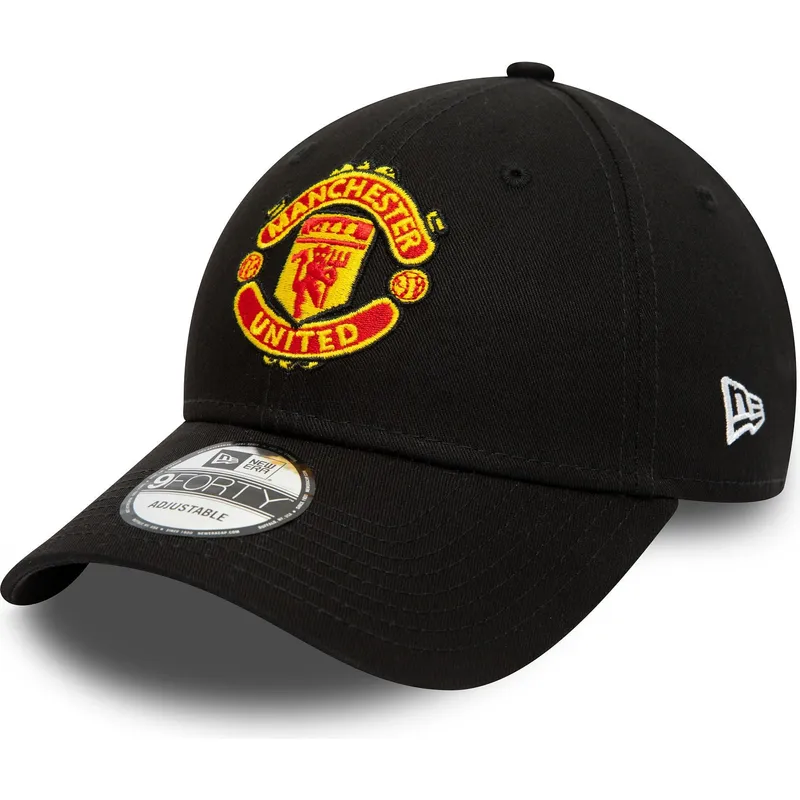 manchester-united-football-club-9forty-essential-svart-bojd-justerbar-keps-fran-new-era