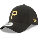 sort-justerbar-curved-kasket-9forty-the-league-fra-pittsburgh-pirates-mlb-fra-new-era