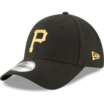 Gorra curva negra ajustable 9FORTY The League de Pittsburgh Pirates MLB de New Era