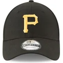 casquette-courbee-noire-ajustable-9forty-the-league-pittsburgh-pirates-mlb-new-era