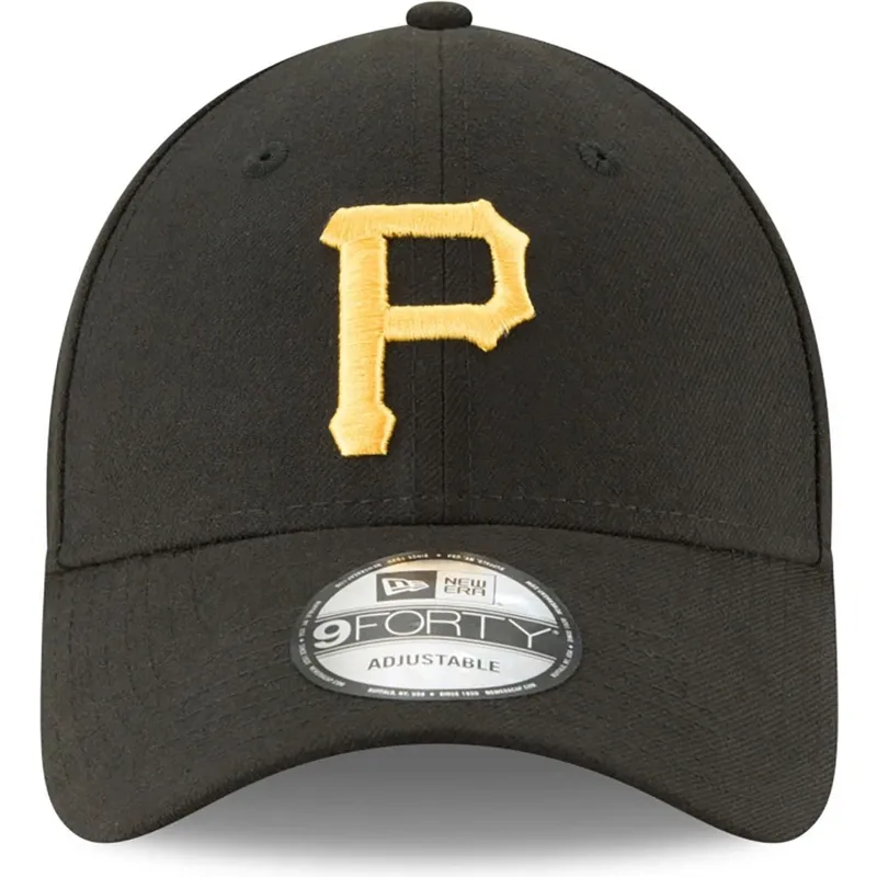 sort-justerbar-curved-kasket-9forty-the-league-fra-pittsburgh-pirates-mlb-fra-new-era