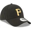 cappellino-visiera-curva-nero-regolabile-9forty-the-league-di-pittsburgh-pirates-mlb-di-new-era