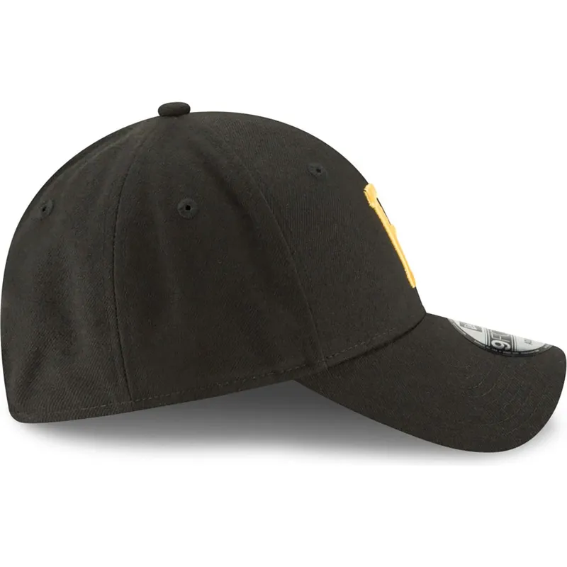 svart-justerbar-kurvad-keps-9forty-the-league-fran-pittsburgh-pirates-mlb-av-new-era