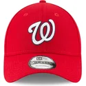 casquette-courbee-rouge-ajustable-9forty-the-league-washington-nationals-mlb-new-era