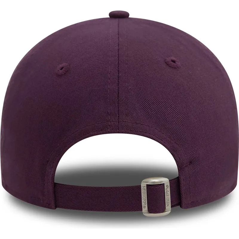 mutzen-gebogen-violett-verstellbares-band-9twenty-league-essential-der-new-york-yankees-mlb-von-new-era