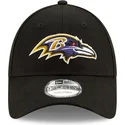 cappellino-visiera-curva-nero-regolabile-9forty-the-league-di-baltimore-ravens-nfl-di-new-era