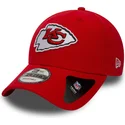 new-era-curved-brim-9forty-the-league-kansas-city-chiefs-nfl-red-adjustable-cap