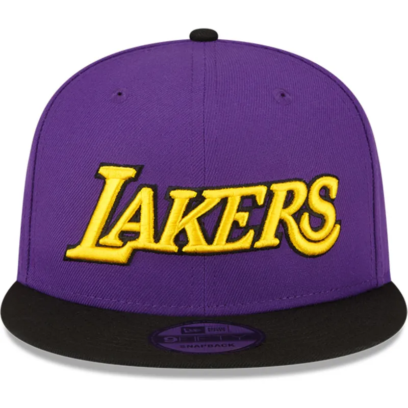 fioletowo-czarna-czapka-z-daszkiem-typu-snapback-9fifty-statement-los-angeles-lakers-nba-marki-new-era