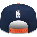 flad-kasket-marinebla-og-orange-snapback-9fifty-statement-fra-new-york-knicks-nba-fra-new-era