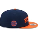 flad-kasket-marinebla-og-orange-snapback-9fifty-statement-fra-new-york-knicks-nba-fra-new-era