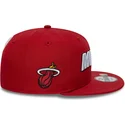 rote-flache-9fifty-statement-snapback-cap-der-miami-heat-nba-von-new-era