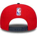 new-era-flat-brim-9fifty-statement-los-angeles-clippers-nba-red-and-navy-blue-snapback-cap