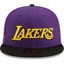 cappello-piatto-viola-e-nero-aderente-59fifty-statement-dei-los-angeles-lakers-nba-di-new-era