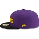 cappello-piatto-viola-e-nero-aderente-59fifty-statement-dei-los-angeles-lakers-nba-di-new-era