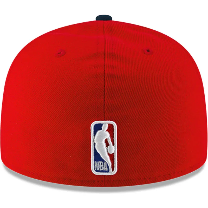 59fifty-statement-los-angeles-clippers-nba-new-era-rod-og-marinebla-justerbar-flad-kasket