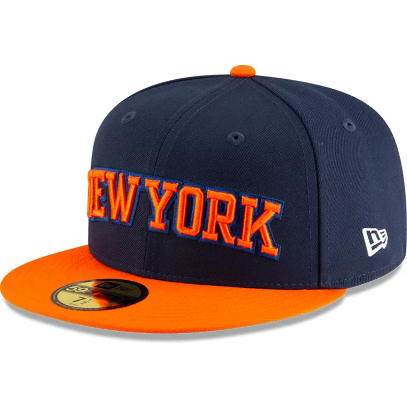 granatowo-pomaranczowa-dopasowana-czapka-z-daszkiem-59fifty-statement-new-york-knicks-nba-od-new-era