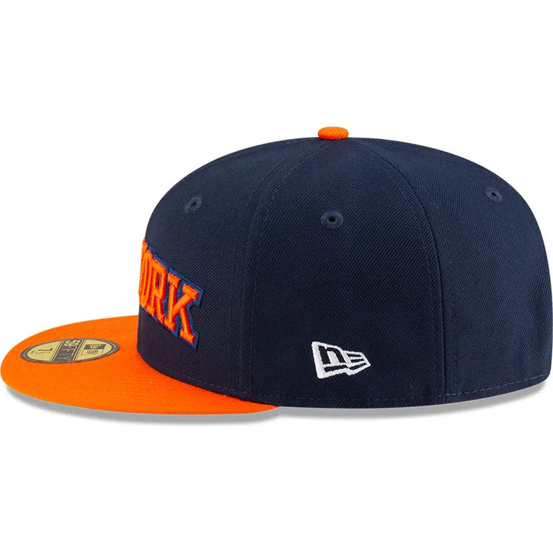 new-era-new-york-knicks-nba-59fifty-statement-marinebla-og-orange-justerbar-flad-kasket