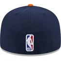new-era-new-york-knicks-nba-59fifty-statement-bla-och-orange-justerbar-platt-keps