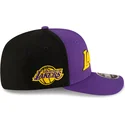 cappellino-curvo-viola-e-nero-snapback-9seventy-statement-stretch-snap-dei-los-angeles-lakers-nba-di-new-era