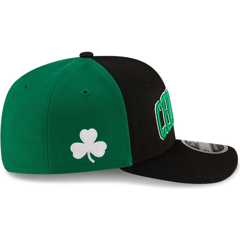 cappelli-curva-nero-snapback-9seventy-statement-stretch-snap-dei-boston-celtics-nba-di-new-era