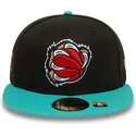 cappello-piatto-nero-e-verde-aderente-59fifty-classic-dei-memphis-grizzlies-nba-di-new-era