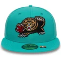 gron-fitted-59fifty-classic-flatbrim-kasket-fra-memphis-grizzlies-nba-af-new-era