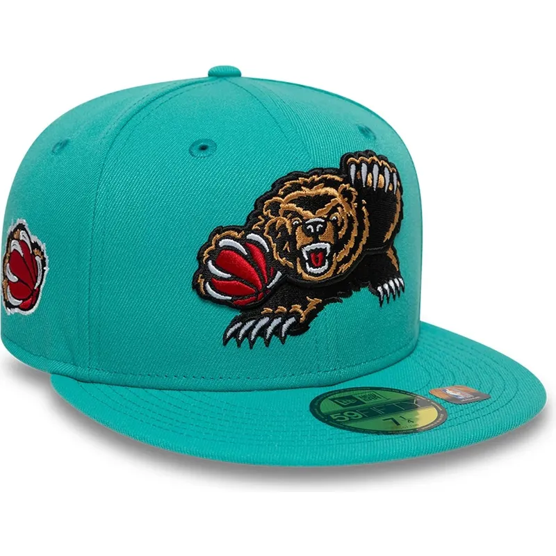 gron-justerad-59fifty-classic-memphis-grizzlies-nba-platt-keps-fran-new-era