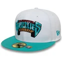 cappellino-piatto-bianco-e-verde-regolabile-59fifty-classic-dei-memphis-grizzlies-nba-di-new-era