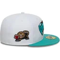 cappellino-piatto-bianco-e-verde-regolabile-59fifty-classic-dei-memphis-grizzlies-nba-di-new-era