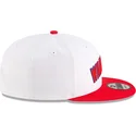cappellino-piatto-bianco-e-rosso-snapback-9fifty-classic-di-golden-state-warriors-nba-di-new-era