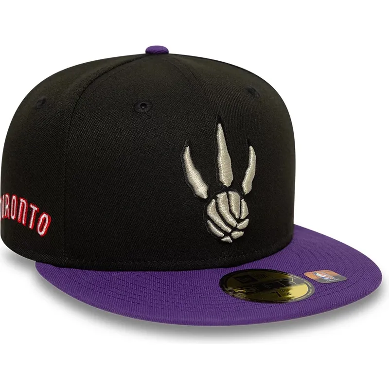 toronto-raptors-nba-59fifty-classic-svart-och-lila-justerad-flat-keps-fran-new-era