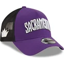 cappellino-trucker-viola-e-nero-a-frame-classic-dei-sacramento-kings-nba-di-new-era