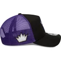 cappellino-trucker-nero-e-viola-a-frame-classic-dei-sacramento-kings-nba-di-new-era