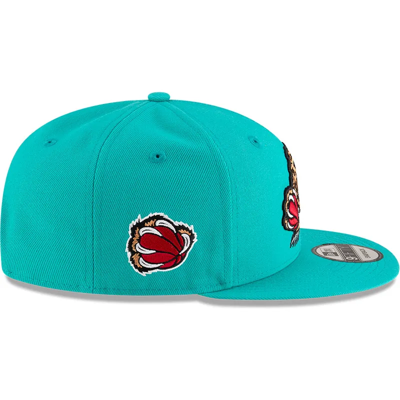 cappello-piatto-verde-snapback-9fifty-classic-dei-memphis-grizzlies-nba-di-new-era
